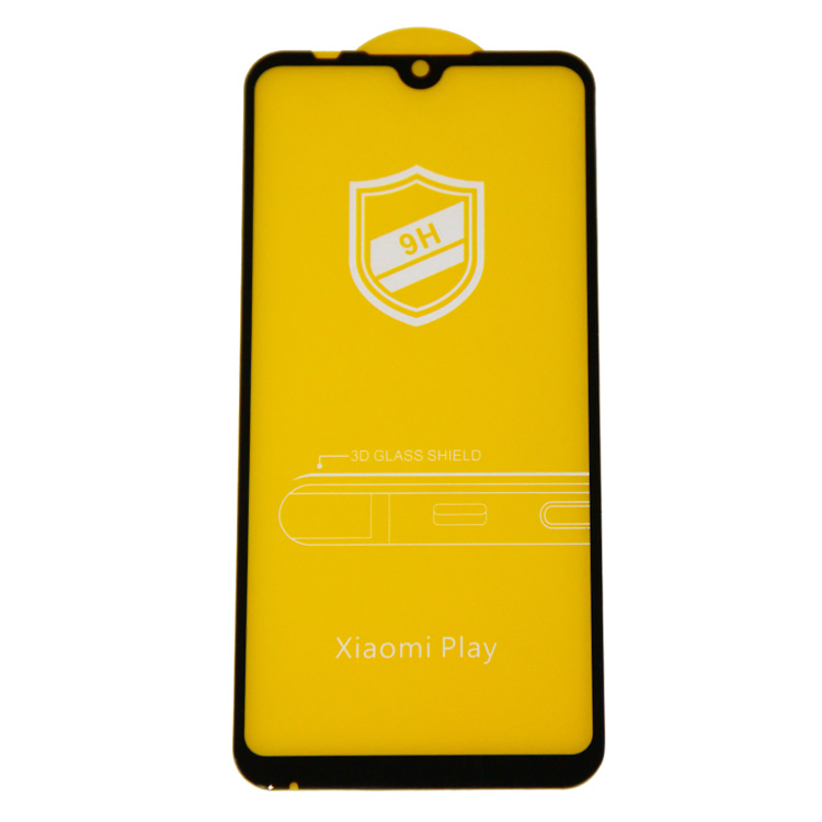 

Защитное стекло для Xiaomi Mi Play (2,5D/закаленное, полная наклейка) <черный> в блистере