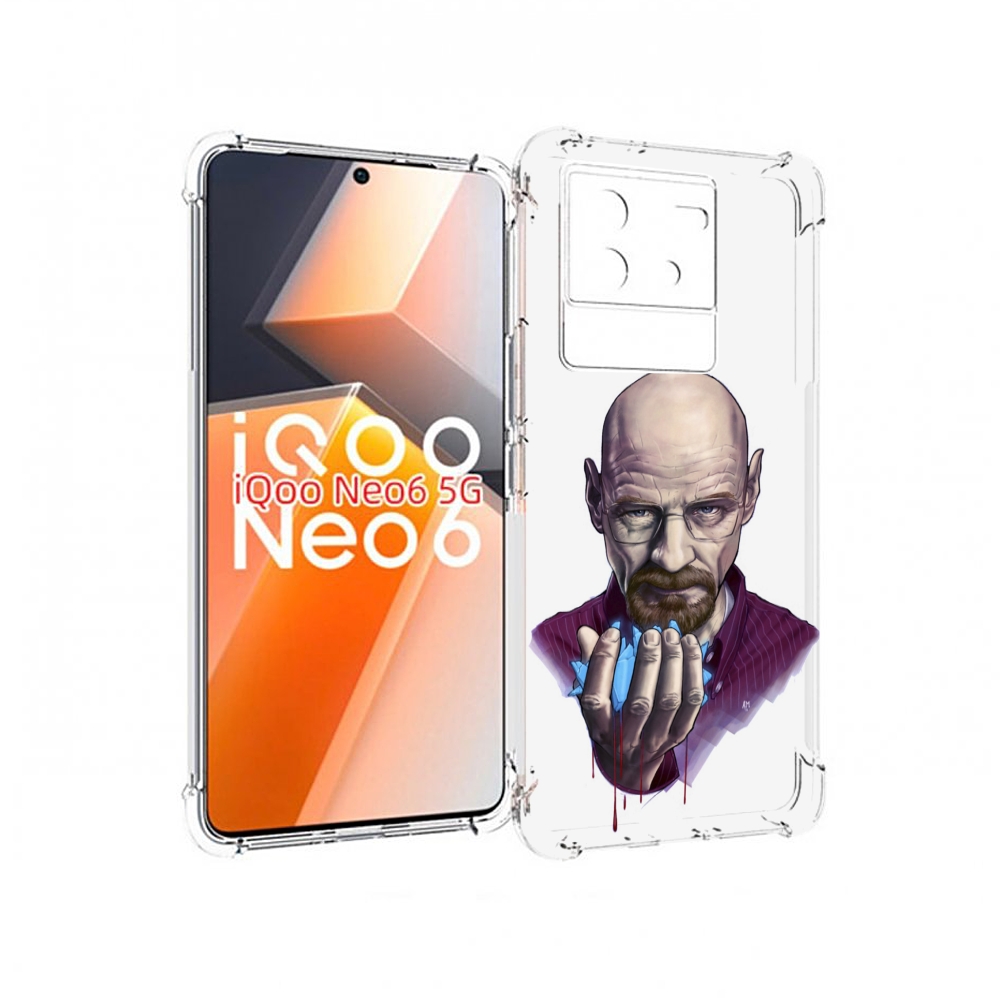 

Чехол MyPads Хайзенберг для Vivo iQoo Neo 6 5G, Прозрачный, Tocco