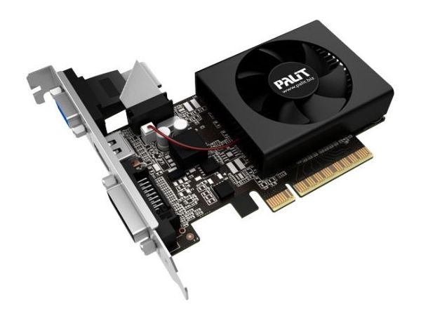 

Видеокарта Palit NVIDIA GeForce GT 730 (NEAT7300HD46-2080F), Черный, GeForce GT 730