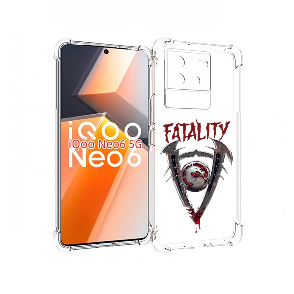 

Чехол MyPads Фаталити мужской для Vivo iQoo Neo 6 5G, Прозрачный, Tocco