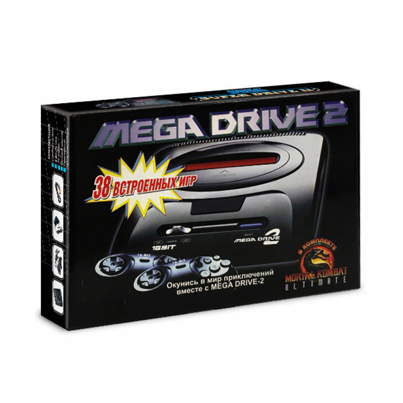 фото Sega mega drive 2 (2 джойстика + 38 игр) nobrand