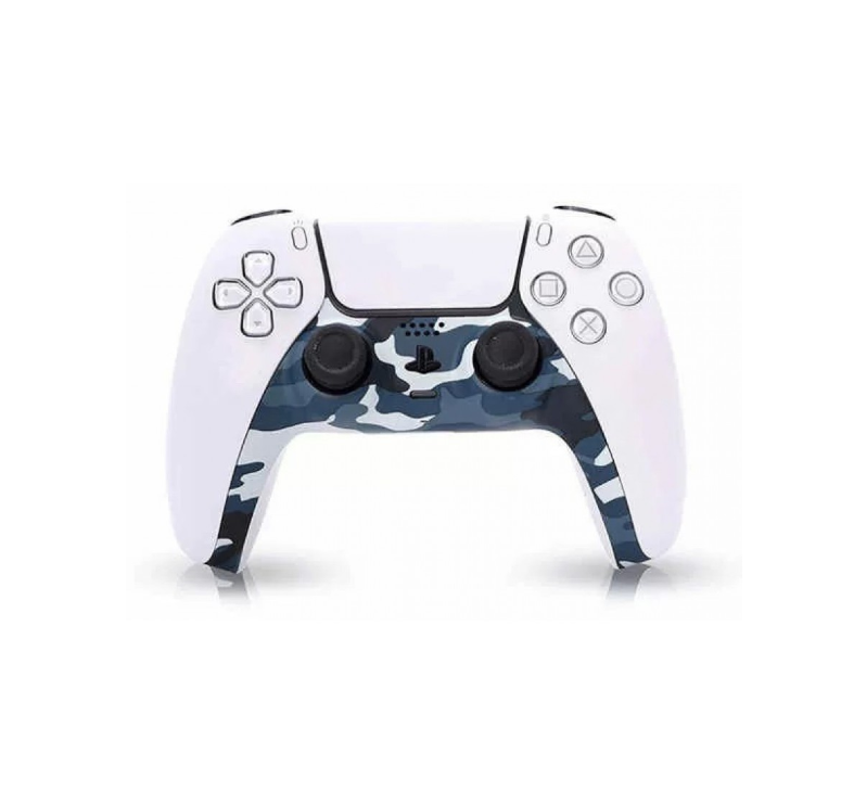 Декоративная насадка для геймпада PS5 DualSence blue camuflage 769₽