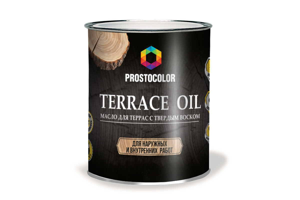

Масло для садовой мебели тиковое PROSTOCOLOR (бесцветный) 0,75 л, Прозрачный