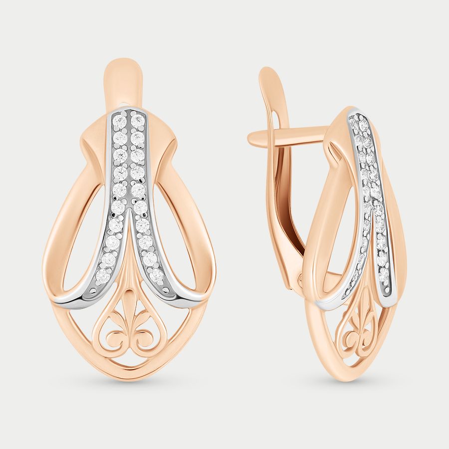 

Серьги из золота с фианитом GOLD CENTER 20774, 20774