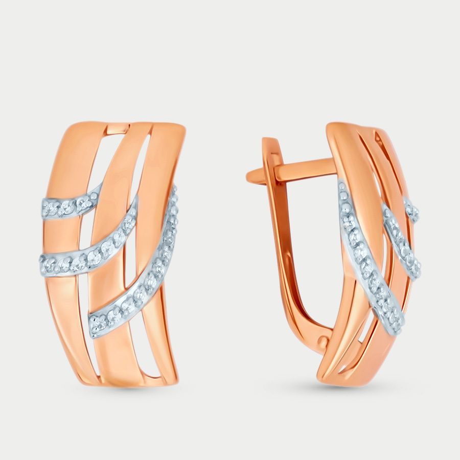 

Серьги из золота с фианитом GOLD CENTER 012182-1102, 012182-1102