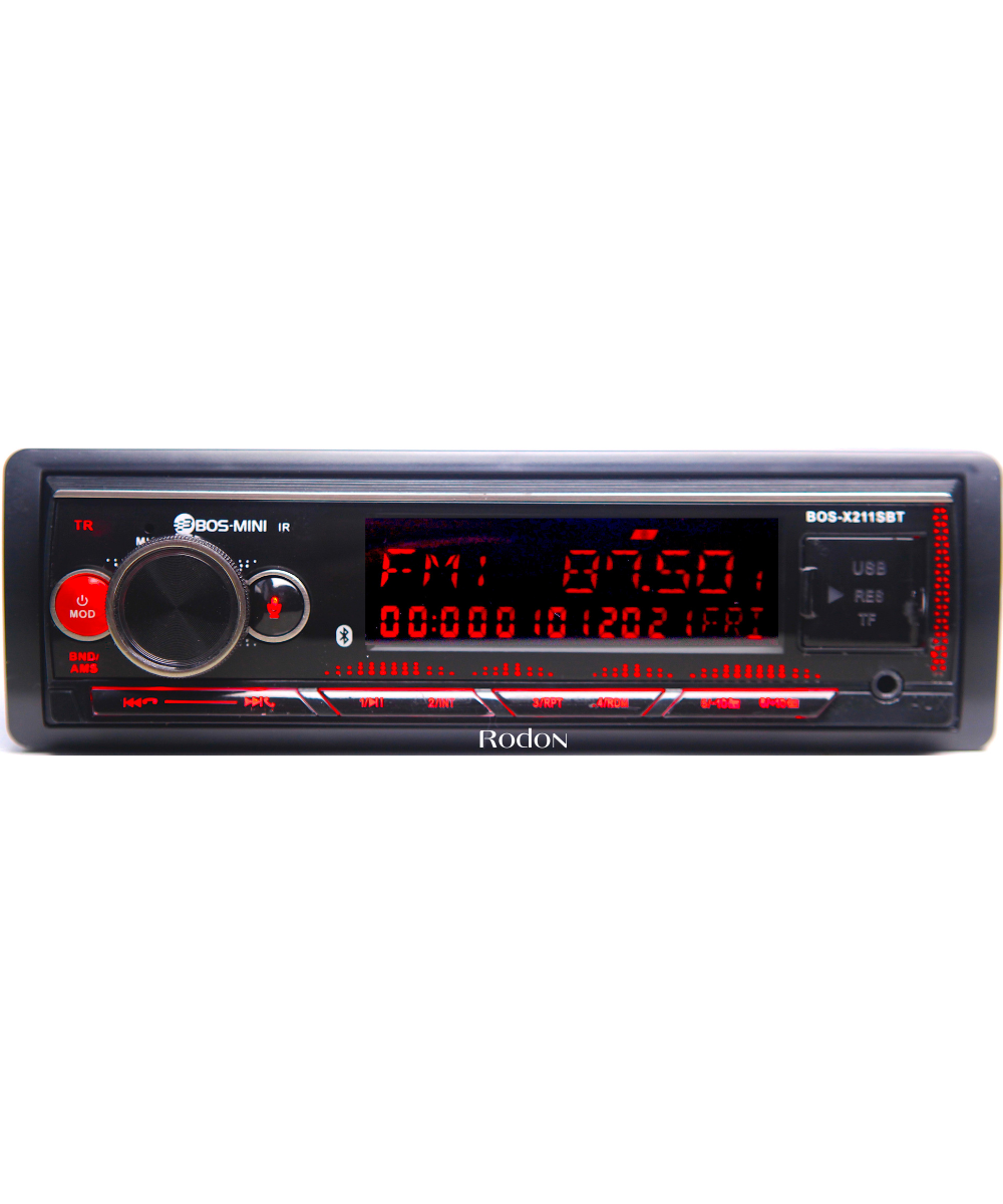 

Автомобильная магнитола Rodon 1DIN Bluetooth, 211