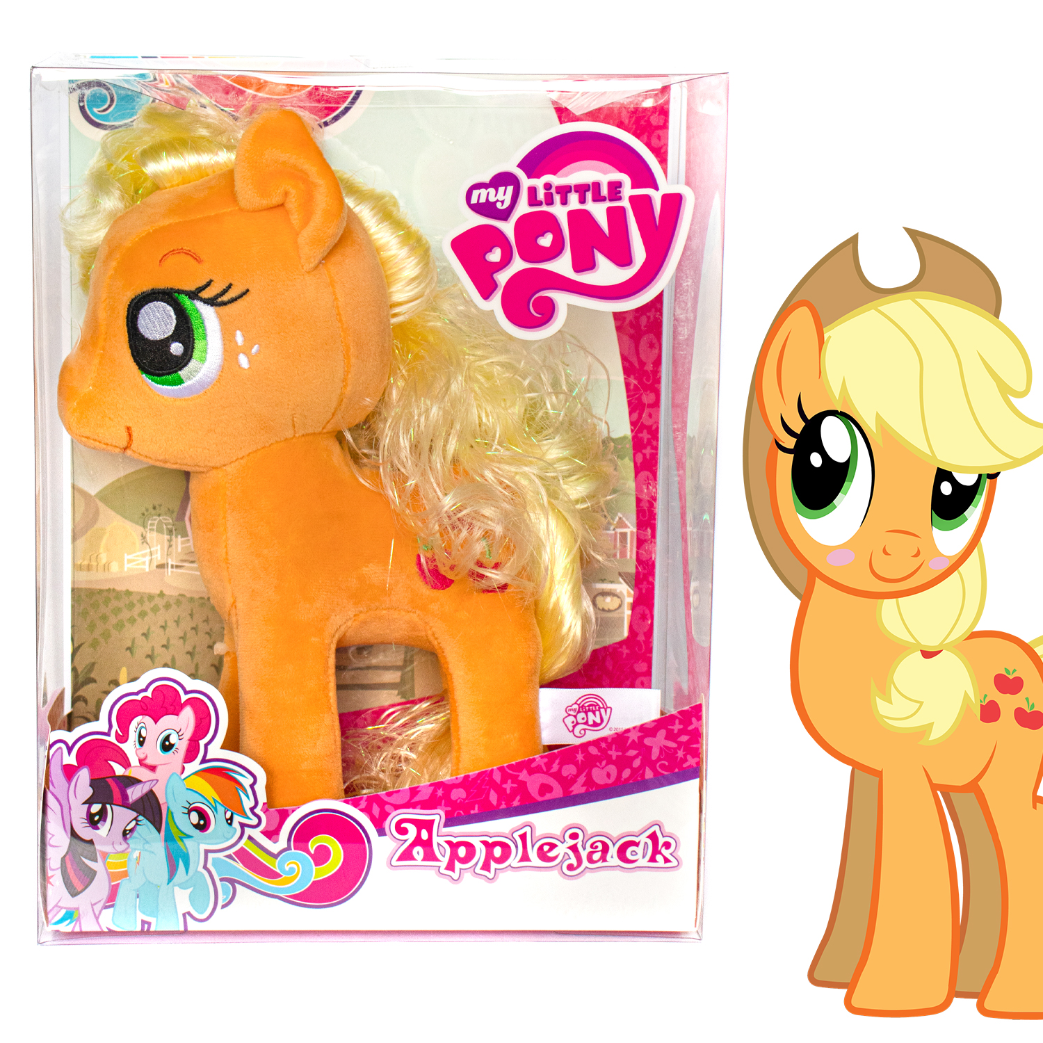 

Игрушка My Little Pony коллекционная Пони Эпплджек 30 см в подарочной упаковке, Оранжевый