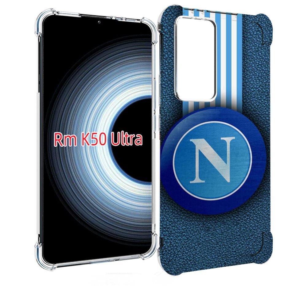 Чехол MyPads фк наполи мужской для Xiaomi 12T / Redmi K50 Ultra