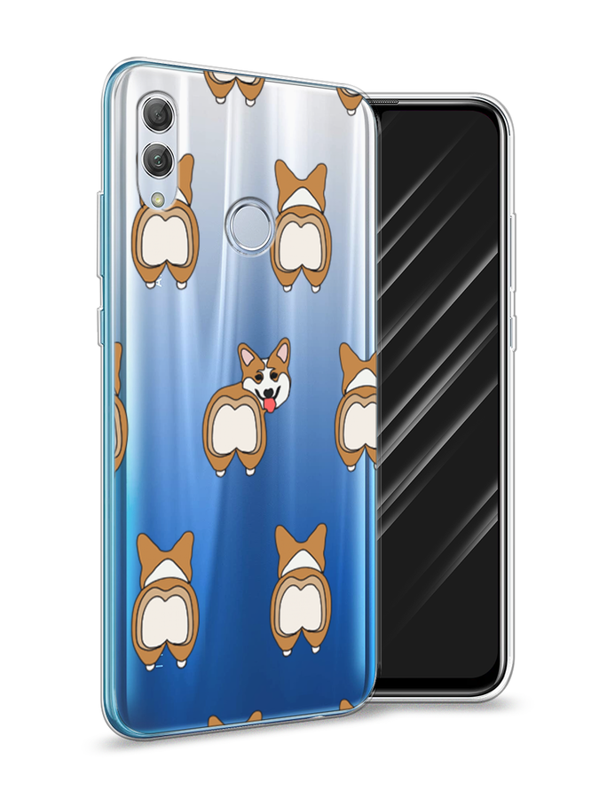 фото Чехол awog "милый корги фон" для huawei p smart 2019