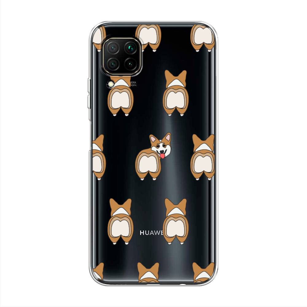 фото Чехол awog "милый корги фон" для huawei nova 6 se