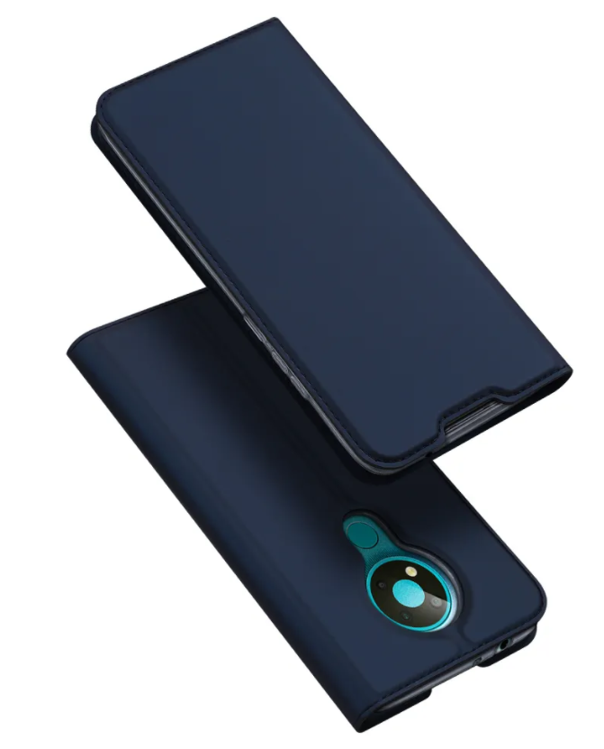 

Чехол-книжка для Nokia 3.4, DU DU, боковой, синий