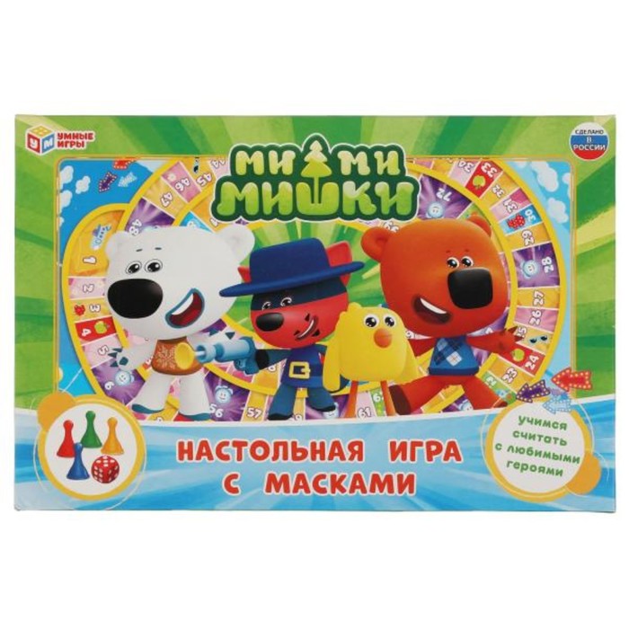 фото Настольная игра-ходилка «ми-ми-мишки», с масками умные игры