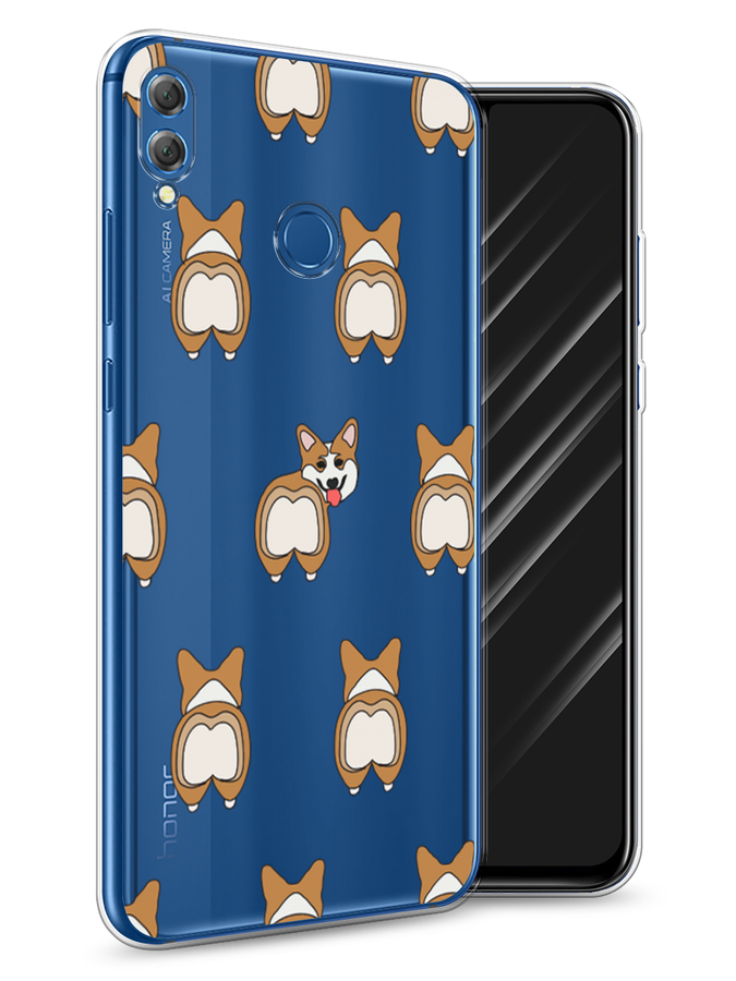 

Чехол Awog на Honor 8X "Милый корги фон", Белый;бежевый;коричневый, 66750-2