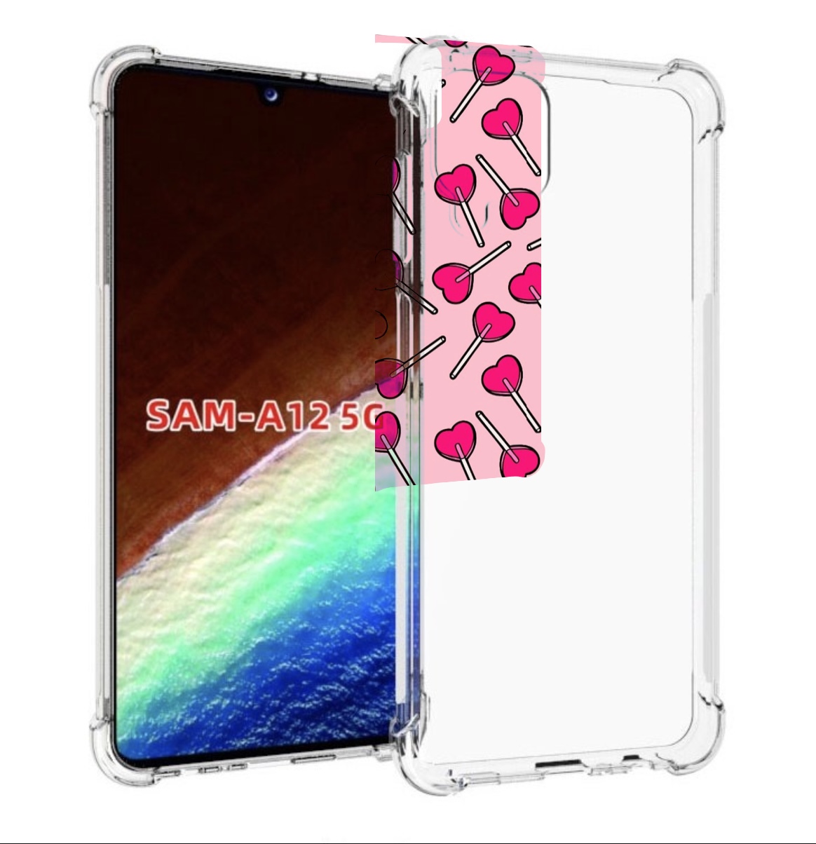 Чехол MyPads много лединцов для Samsung Galaxy A12 (SM-A125F) 2020/21/A12 Nacho SM-A127F