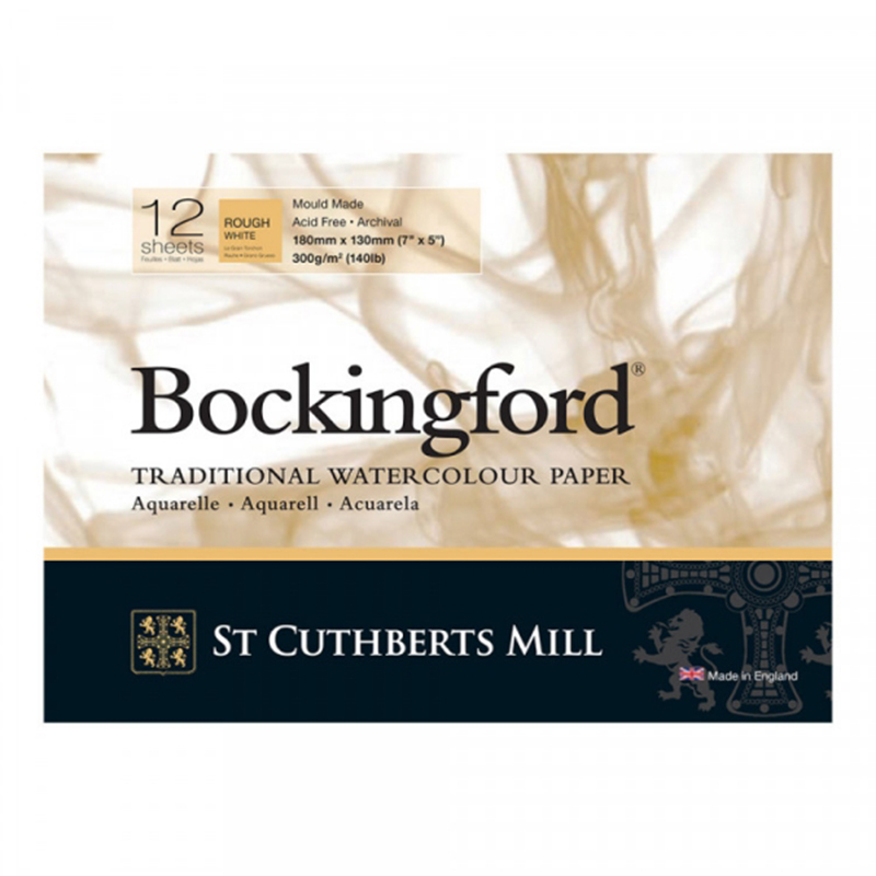 Альбом для акварели ST Cuthberts Mill Bockingford, 300 г/м2, 180 х 130 мм, 12 л