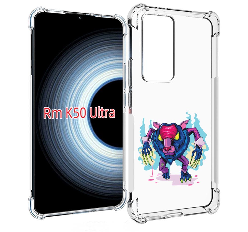 

Чехол MyPads фиолетовая-россомаха для Xiaomi 12T / Redmi K50 Ultra, Прозрачный, Tocco