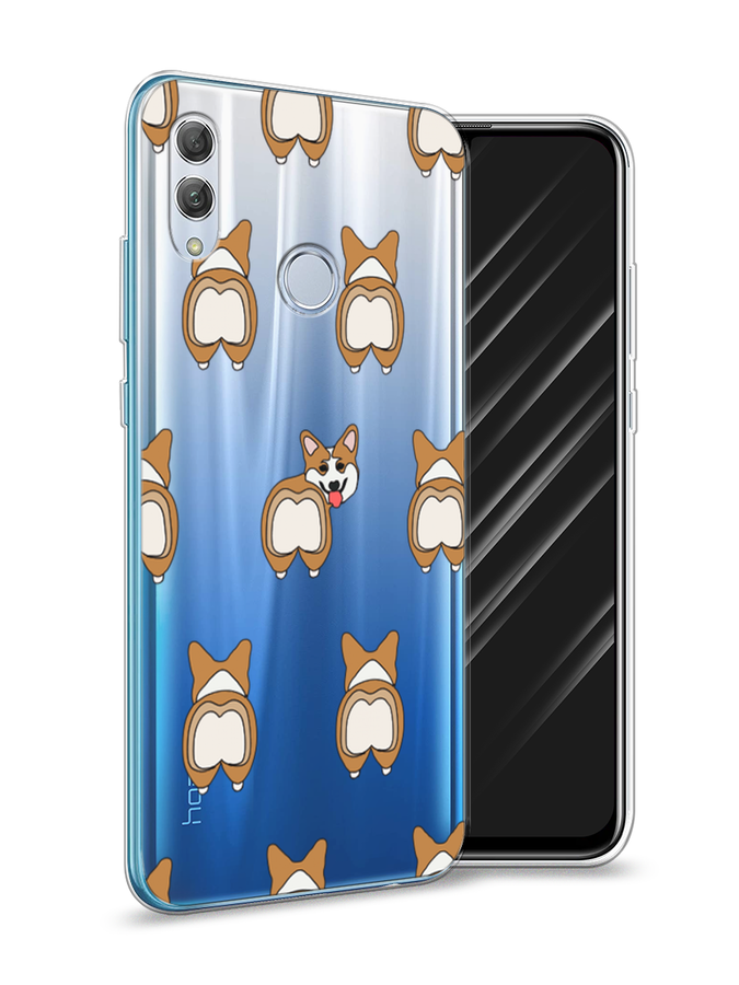 

Чехол Awog на Honor 10 Lite "Милый корги фон", Белый;бежевый;коричневый, 67550-2