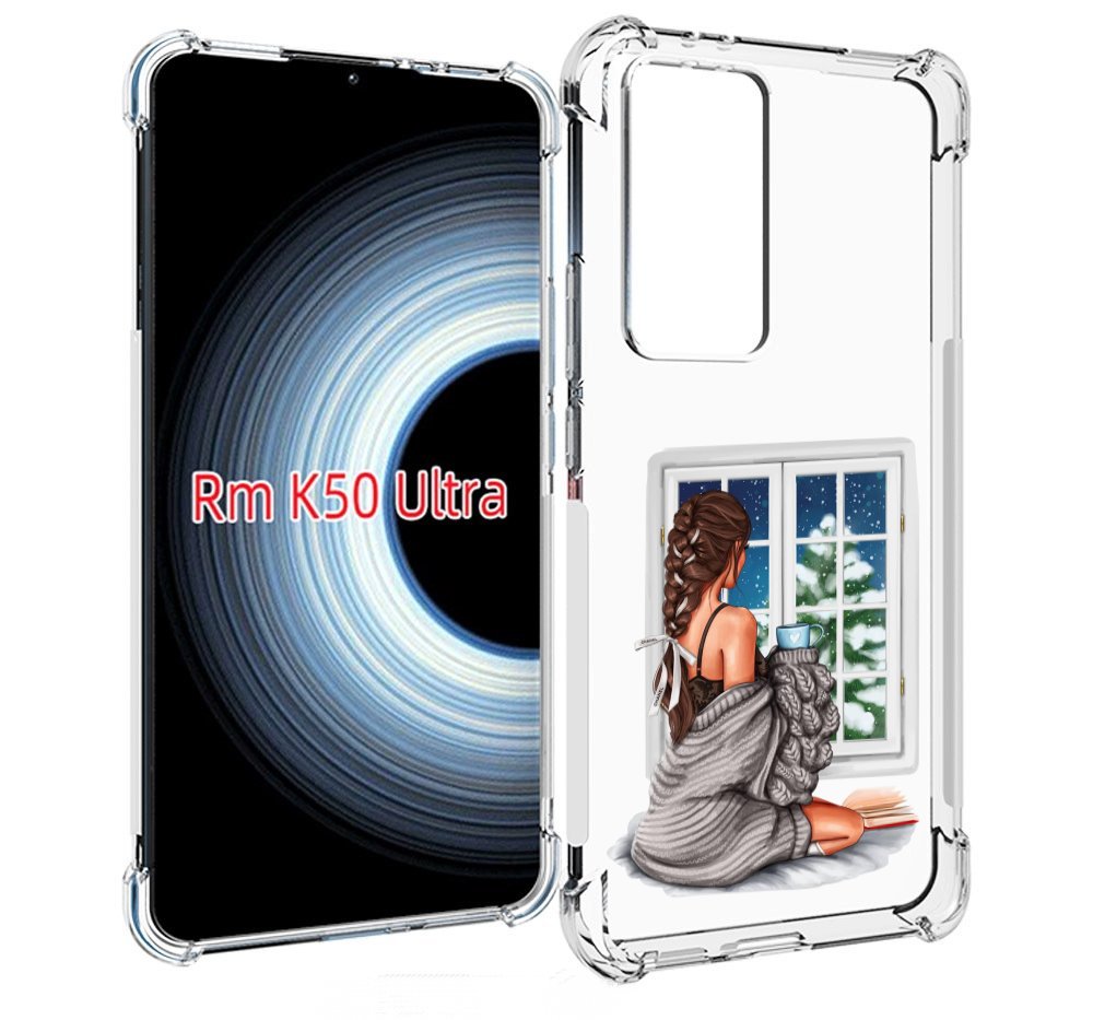 

Чехол MyPads уютное-зимнее-окно женский для Xiaomi 12T / Redmi K50 Ultra, Прозрачный, Tocco