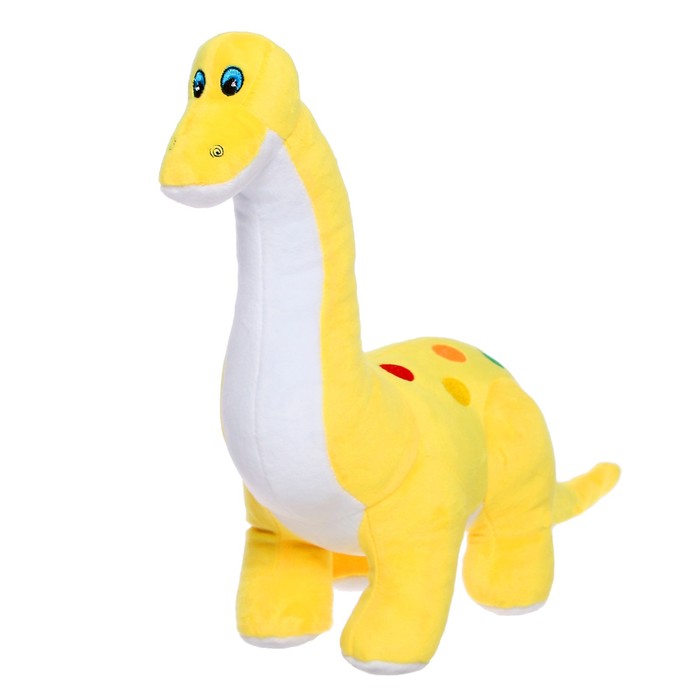 Прима Тойс Мягкая игрушка «Динозавр Деймос», цвет желтый, 33 см