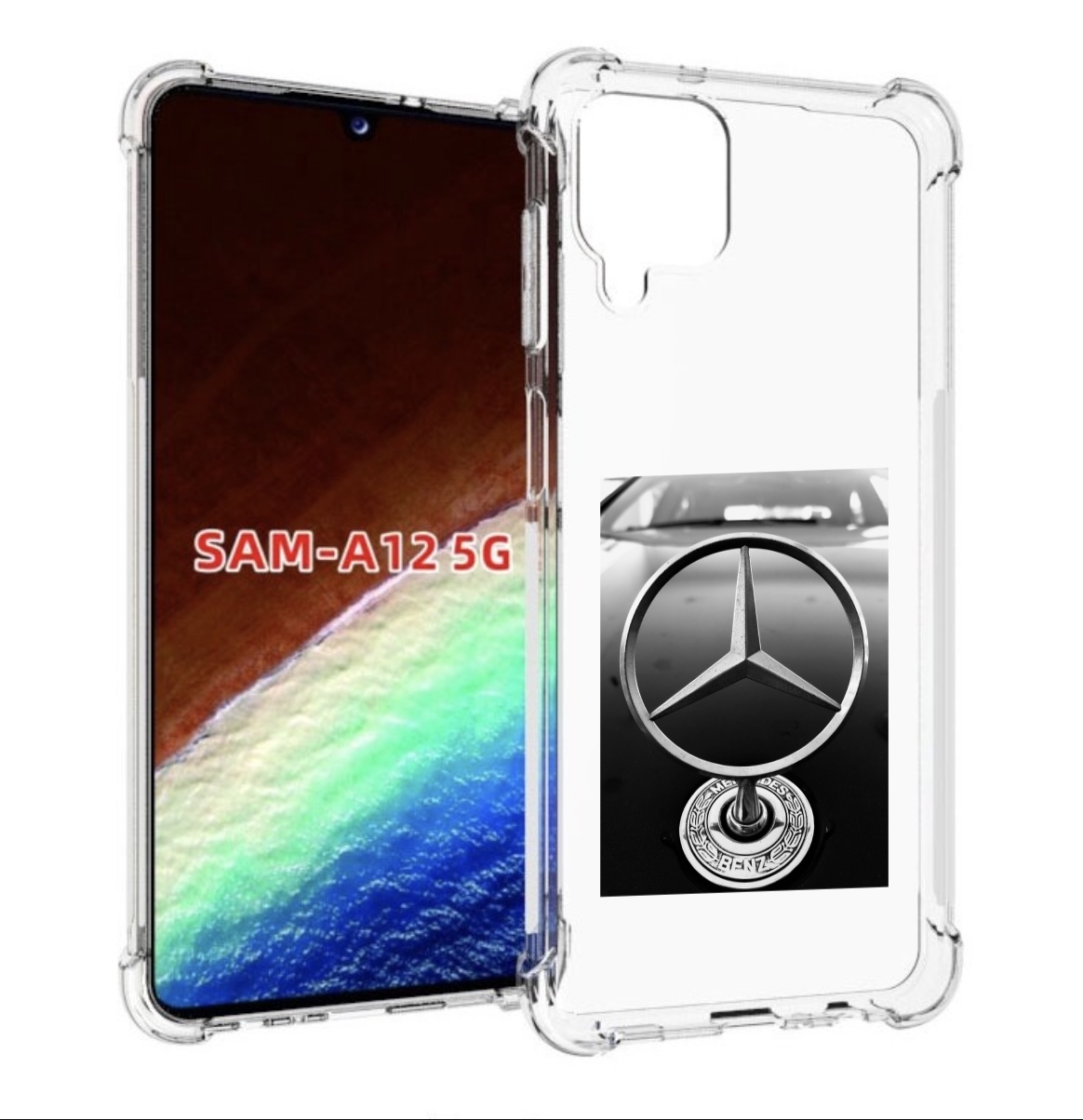 

Чехол MyPads mercedes 6 мужской для Samsung Galaxy A12 (SM-A125F) 2020/21, Прозрачный, Tocco
