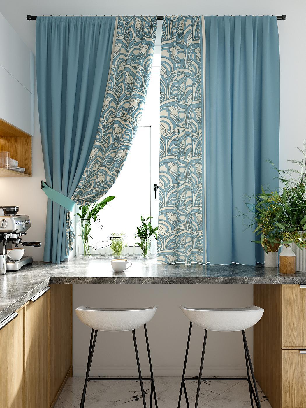 

Комплекты штор AT HOME Рамиста высота 180 см, ширина 150 см, Бежевый, 920252