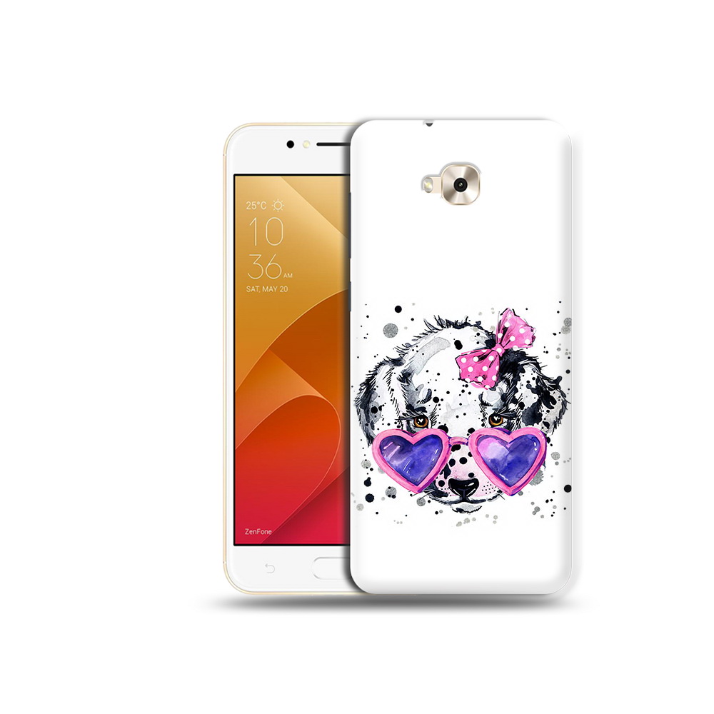 

Чехол MyPads Tocco для Asus ZenFone Live (ZB501KL) долматинец в очках (PT109094.653.337), Tocco
