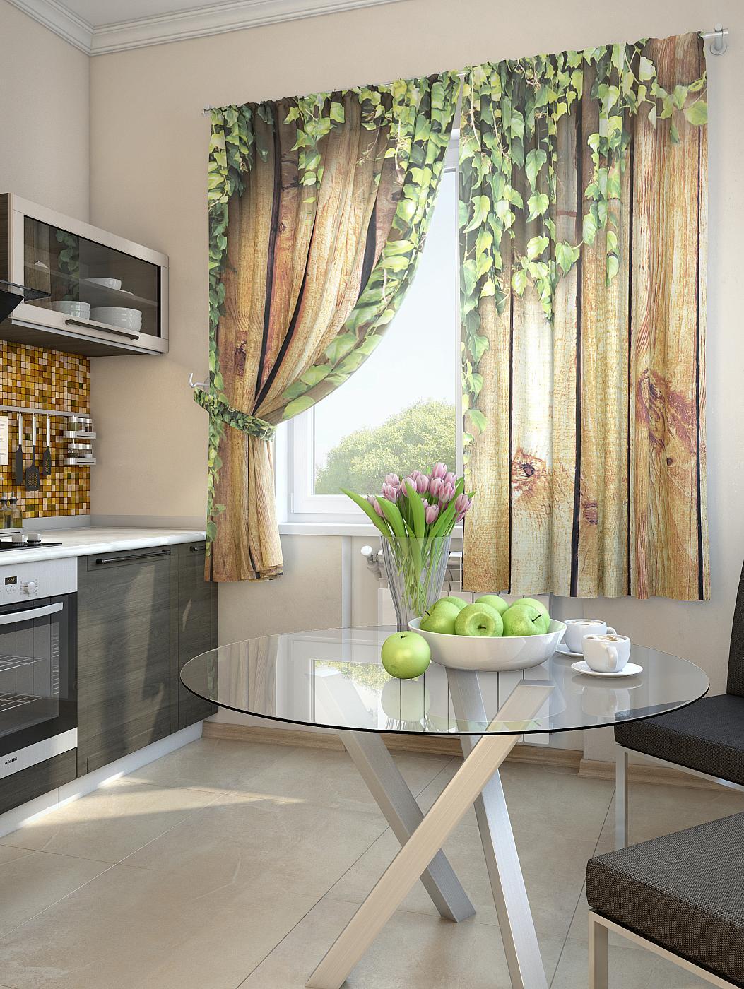 

Комплекты штор AT HOME Кенд высота 180 см, ширина 150 см, Коричневый, 920093