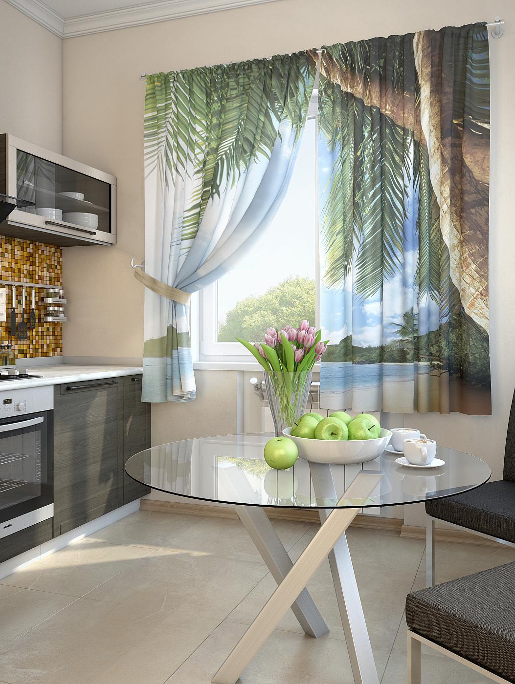 

Комплекты штор AT HOME Лерк высота 180 см, ширина 150 см, Коричневый, 920091
