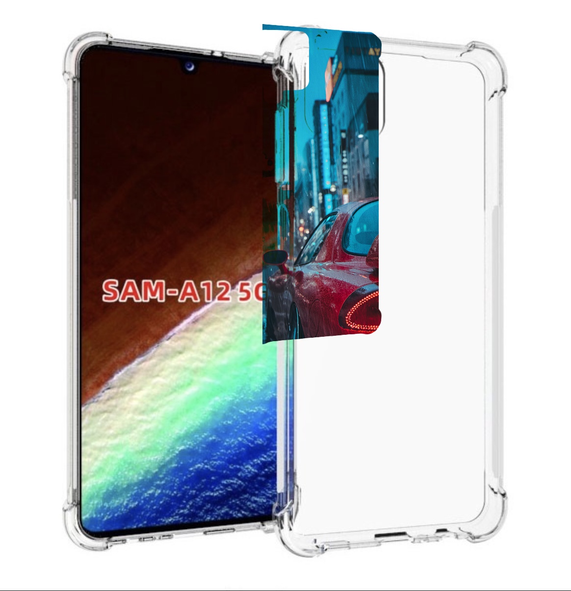 

Чехол MyPads мазда-рх7 для Samsung Galaxy A12 (SM-A125F) 2020/21/A12 Nacho SM-A127F, Прозрачный, Tocco