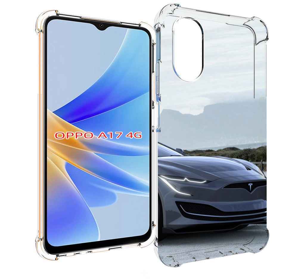 

Чехол MyPads tesla 2 мужской для OPPO A17, Прозрачный, Tocco