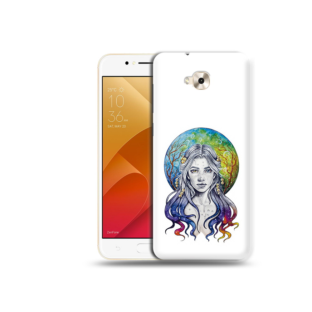 

Чехол MyPads Tocco для Asus ZenFone Live (ZB501KL) девушка с красивыми волосами, Tocco