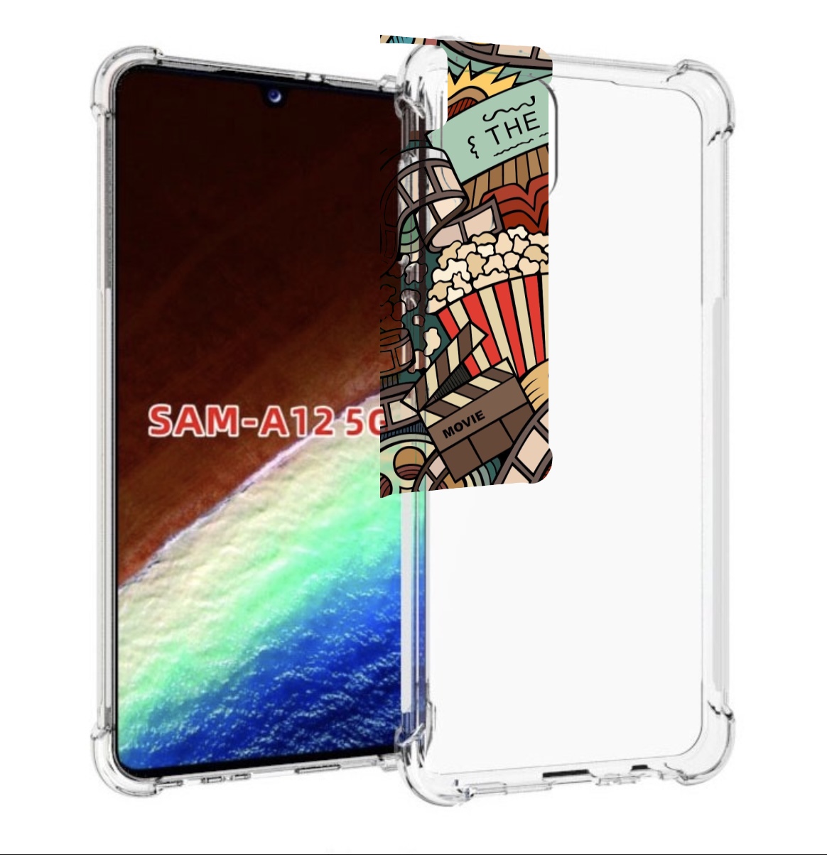 

Чехол MyPads любимое кино для Samsung Galaxy A12 (SM-A125F) 2020/21/A12 Nacho SM-A127F, Прозрачный, Tocco