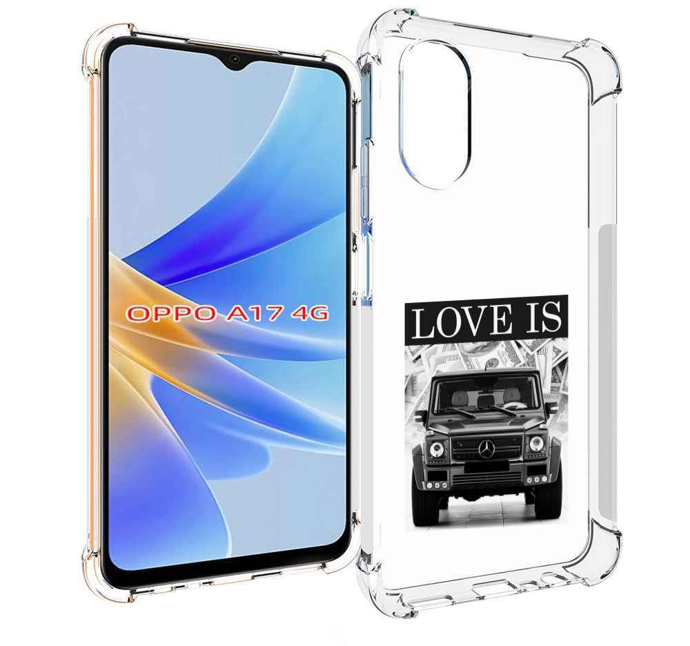 

Чехол MyPads гелик для OPPO A17, Прозрачный, Tocco