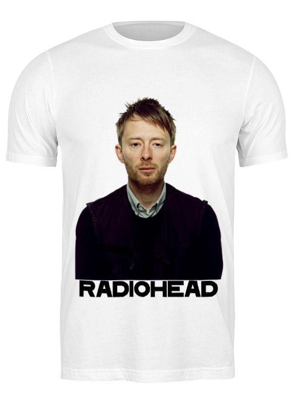 

Футболка мужская Printio Radiohead белая S, Белый, Radiohead