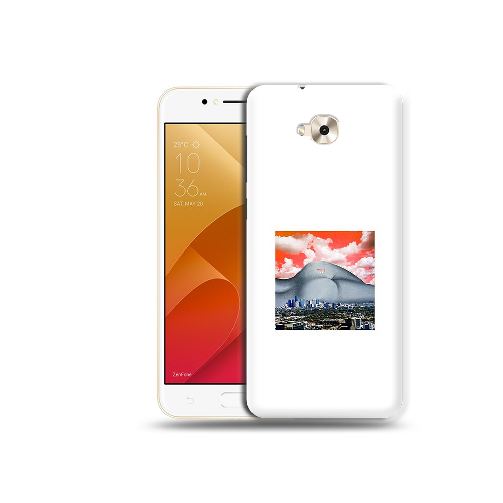 

Чехол MyPads Tocco для Asus ZenFone Live (ZB501KL) город с девушкой на фоне, Tocco