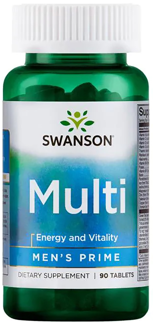

Витаминны комплекс SWANSON Mens Prime Multivitamin, таблетки, 90 шт