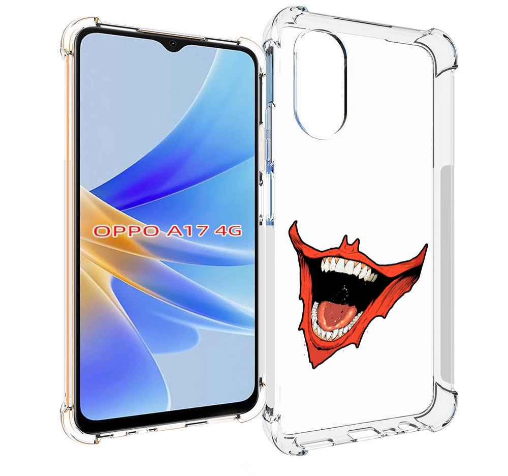 

Чехол MyPads страшная-улыбка для OPPO A17, Прозрачный, Tocco