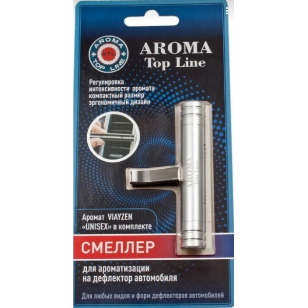 Ароматизатор в машину AROMA Top Line смеллер серебро