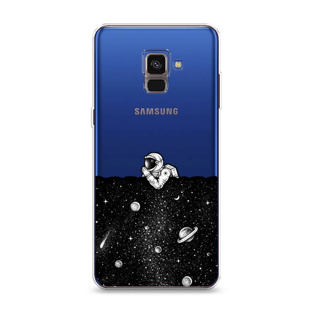 

Чехол Awog на Samsung Galaxy A8 2018 "Космический сон", Разноцветный, 25450-4