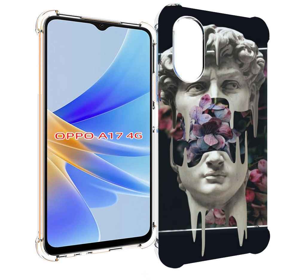 

Чехол MyPads статуя-с-цветами-внутри для OPPO A17, Прозрачный, Tocco