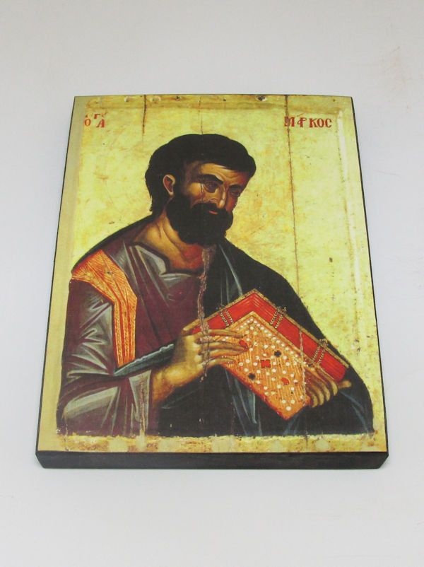 

Икона МАРК Евангелист, Апостол, под старину, 15х20 см