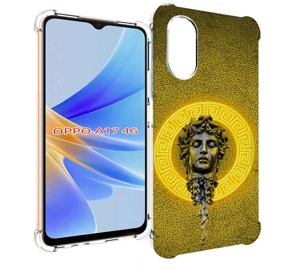 

Чехол MyPads статуя версачи для OPPO A17, Прозрачный, Tocco