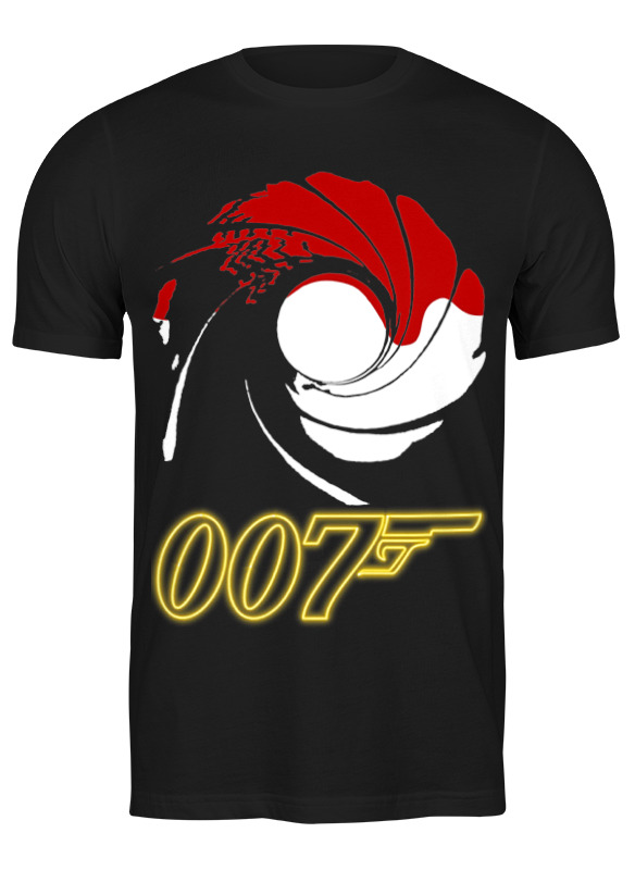 

Футболка мужская Printio James bond черная S, Черный, James bond