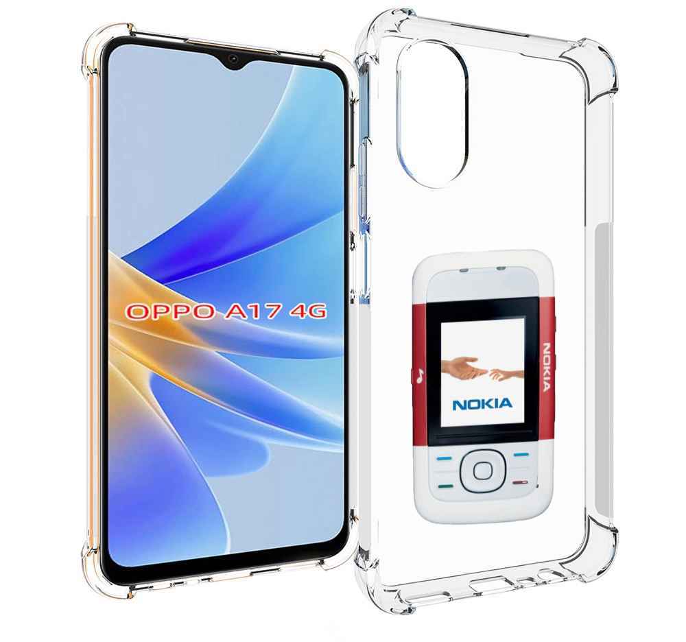 

Чехол MyPads старая нокия для OPPO A17, Прозрачный, Tocco