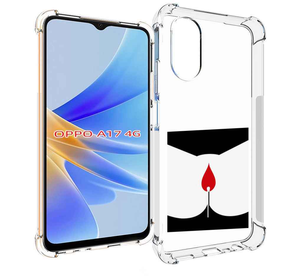 

Чехол MyPads спичка горит для OPPO A17, Прозрачный, Tocco