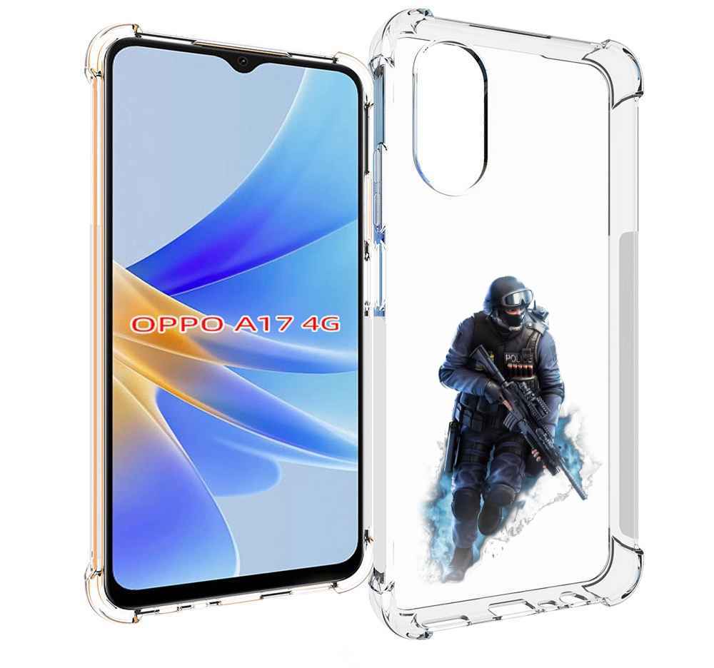 

Чехол MyPads спецназ-ксго для OPPO A17, Прозрачный, Tocco