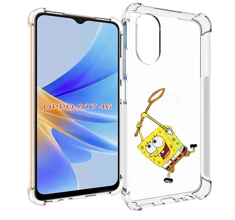 

Чехол MyPads спанчбоб-с-сочком для OPPO A17, Прозрачный, Tocco