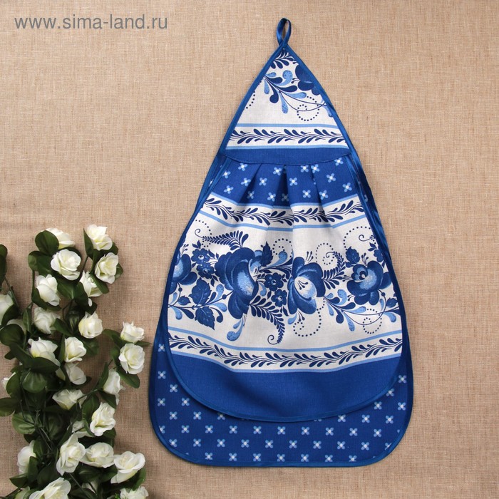 

Полотенце Луковка, двойная, гжель, сувенирное