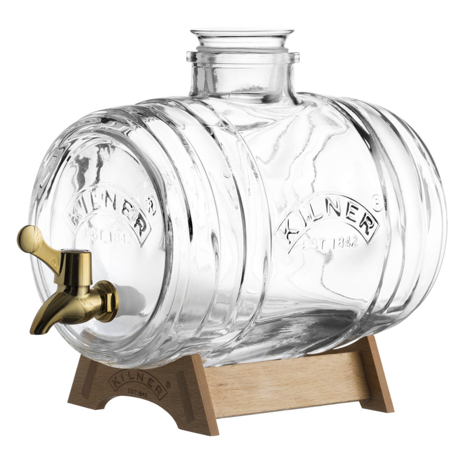 фото Лимонадник для напитков на подставке kilner, barrel, 3л, п/у