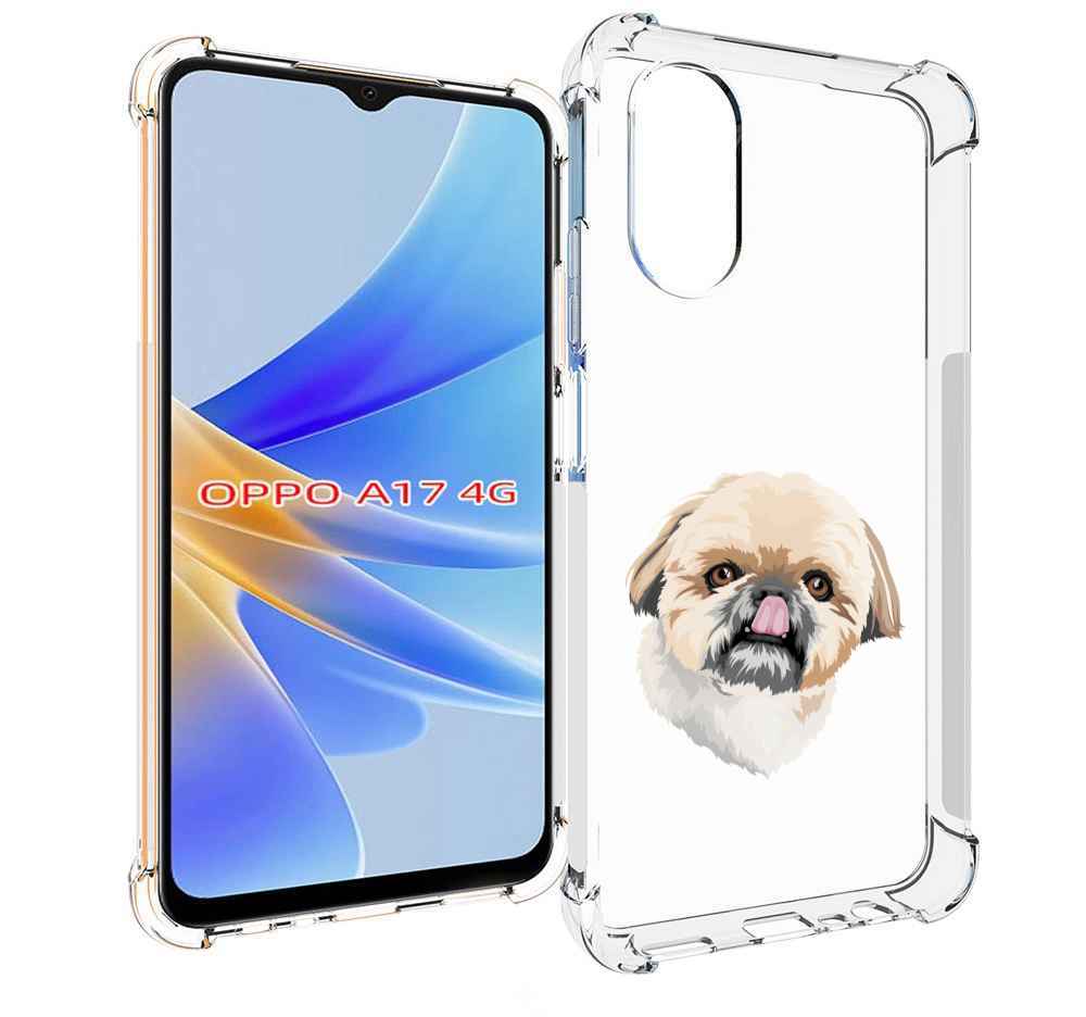 

Чехол MyPads собачка-с-язычком для OPPO A17, Прозрачный, Tocco